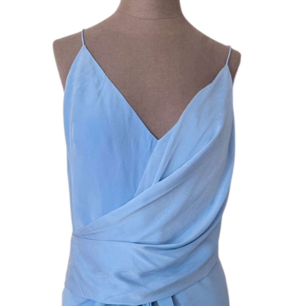 ACLER Lucas Silk Dress In Empire Blue Size 8 NWT - Picture 8 of 16